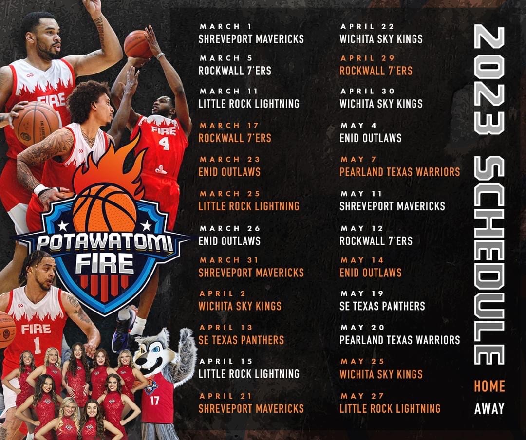 Schedule – Potawatomi Fire