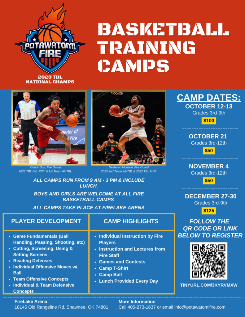 2023 Potawatomi Fire Camp Dates