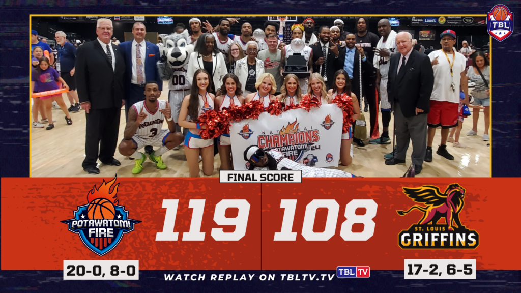 TBL Finals Game 2 - Fire 119 Griffins 108