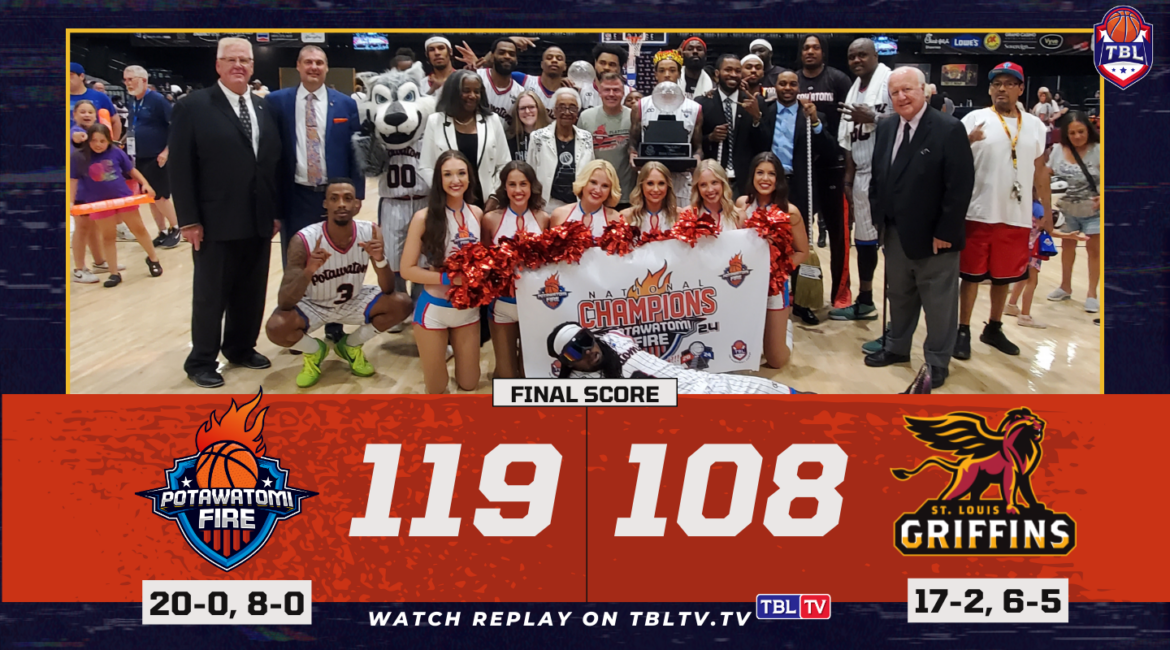 TBL Finals Game 2 - Fire 119 Griffins 108