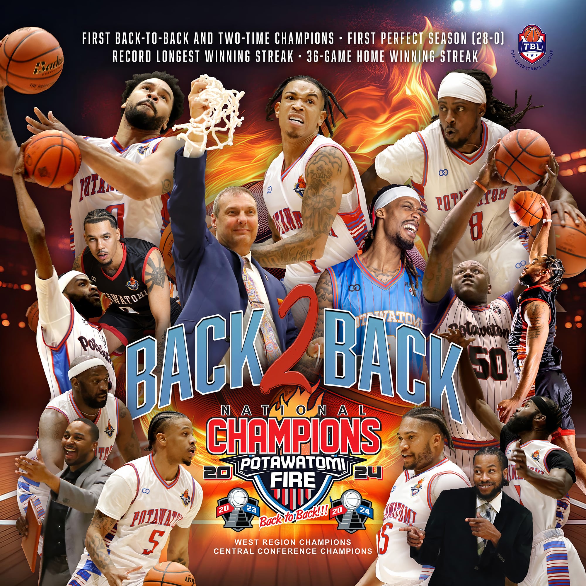 2024 FIRE BACK 2 BACK collage by Front Row Creative