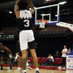 Deon Lyle rises up for a three Outlaws at Fire highlights